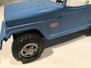 Vintage Tonka Jeepster Runabout W/ Plastic Boat & Trailer 1960’s 13” Jeep 3