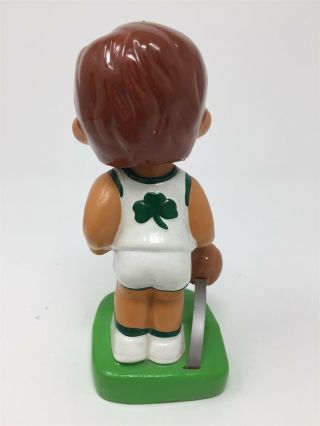 VINTAGE 60 ' s or 70 ' s BOSTON CELTICS BOBBING HEAD NODDER DOLL 3