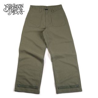 Bronson 11oz Jungle Cross N - 1 Deck Pants Loose Fit USN Military Men ' s Trousers 2