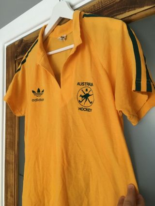Vintage Australia Adidas Trefoil Match Worn Field Hockey Jersey 10 1980’s 3
