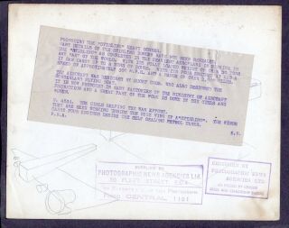SHORT STIRLING BOMBER CONSTRUCTION LARGE VINTAGE PRESS PHOTO WW2 RAF 3 2
