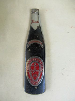 Vintage Jacob Lager Beer Advertising Pen Knife Bottle Shape Kaufmann Germany F