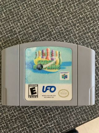 Bowling (nintendo 64,  2001) -,  Cleaned,  And Rare