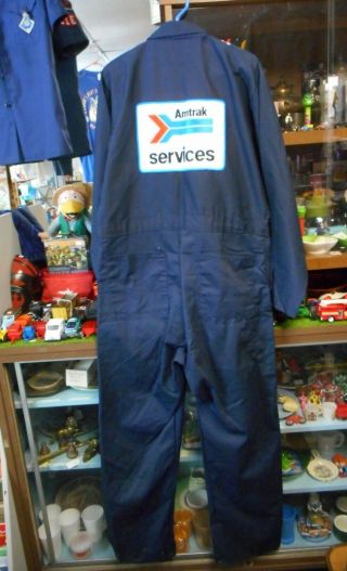 Amtrak Railroad Coveralls Vintage Never Worn Size 42 Work Wear Made In Usa