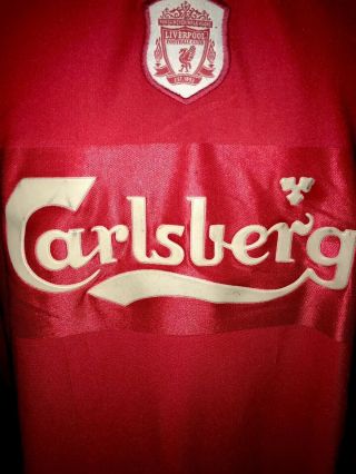 Liverpool 2000 - 02 Home Vintage Football Shirt 9 Fowler - 6