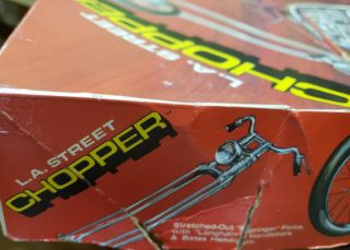 Very Rare Vintage Revell L A Street Chopper 1/8 74CI Harley Knucklehead Kit H - 12 8