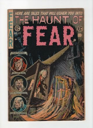 Haunt Of Fear 27 Fn - 5.  5 Vintage Ec Comic Horror Old Witch Golden Age 10c