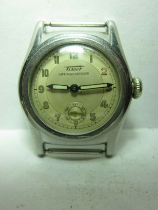 Vintage Swiss Military Watch Tissot Cal.  21.  7 - 1937 Year