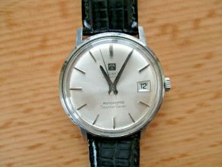 Vintage Tissot Visodate Seastar Seven Automatic All Stainless Steel Gent ' s Watch 2