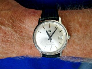 Vintage Tissot Visodate Seastar Seven Automatic All Stainless Steel Gent ' s Watch 7