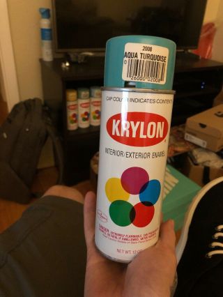 Krylon Aqua Turqoise Vintage Spray Paint