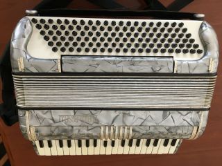 Enrico Roselli Vintage Piano Accordion.  Made In Italy.