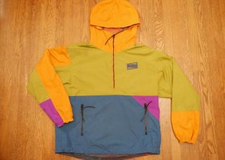 Vintage 1990 NIKE Aqua Gear Reversible Jacket Medium VTG 90s RARE Color Block 2