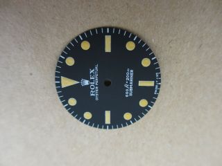 Vintage Rolex 5513 Submariner 660ft Matte Black Refinished Dial 4