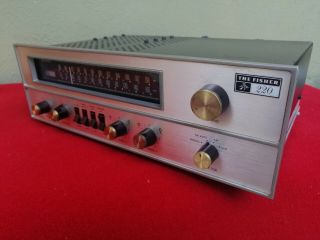 Vtg.  The Fisher Stereo Receiver 220 - T Midcentury