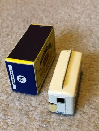 VINTAGE Moko Lesney Matchbox 74 Mobile Canteen Cream W/ Box 5