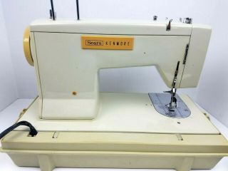Vintage Sears Kenmore Zig Zag Sewing Machine Model 1410 Plus Accessories 6