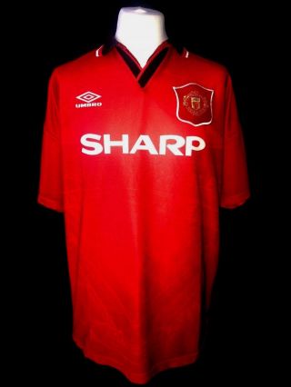 Manchester United 1994 - 96 Home Vintage Football Shirt -