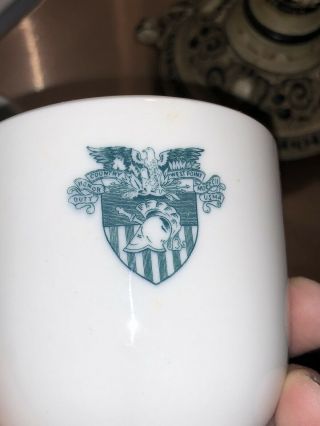 Set Of 5 Vintage Shenango China West Point Mess Hall Mugs/Cups 4