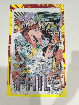 Nights Of Vanity Deluxx Fluxx By Faile S/n Of 20 Very Rare Not