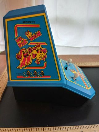 Coleco Ms Pacman Mini Tabletop Video Game Vintage 1981 Midway Retro handheld 4