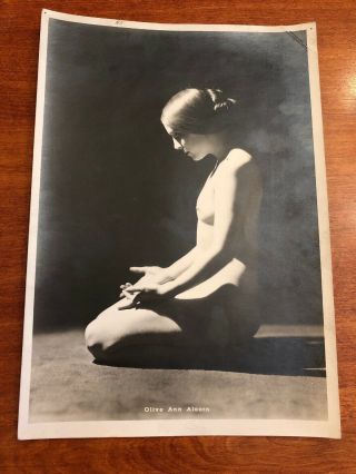Rare Vintage Photograph Olive Ann Alcorn 1920s Xan Stark Alta Studios