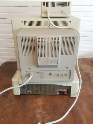 Vintage Apple IIe Computer with Monitor and Floppy Drive - 7