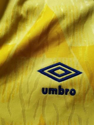 Mega rare Vintage Leeds United Football Shirt Size Large TOPMAN 2