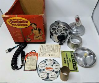 Vintage Sunbeam Automatic Egg Cooker W/ Poacher Attachment
