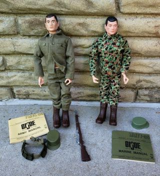 Vintage Gi Joe Dolls (marines & Army)