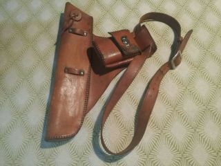 Vintage Bow Quiver.  Hip Leather
