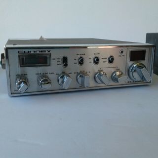 Connex CX 3300HP CB Ham Radio Blue Streak 400 Linear Amp Amplifier Combo Rare 2