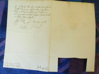 King George II rare document signe in German 1752 4