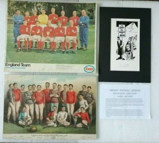 Vintage Football Art Package - 1881 1966 1977 See Listing & Photos.  No Postage