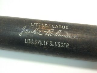 Jackie Robinson Rare Black Betsy Louisville Slugger Vintage Little League Bat