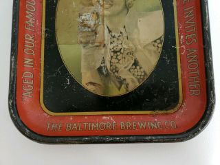 Rare Vintage 1940 ' s Baltimore Brewing Co.  Special Brew Beer Tray.  Union Made 3