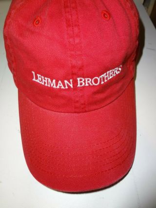 Lehman Brothers Bogo Sports Cap Soft & Comfy Vintage