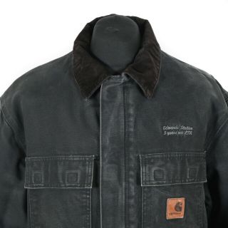 Carhartt Quilted Chore Jacket | Workwear Work Wear Duck Coat Vintage Canvas