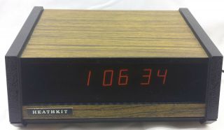 Vintage Heathkit Gc - 1005 Electronic Digital Clock S/n 08427