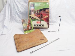 Vintage Weber Grill Sidekick Carving Board