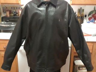 Polo Ralph Lauren Butter Soft Leather Jacket Men 