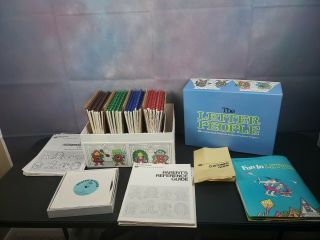 Vintage 1981 The Letter People Reading Readiness Program Box Set