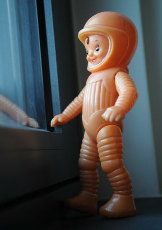 Soviet Astronaut Cosmonaut Vintage Toy Cccp Ussr Doll Plastic