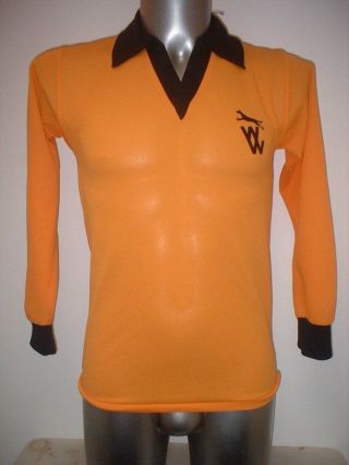 Wolverhampton Wanderers 1970s 32 " Xs Youth Shirt Jersey Football Vintage Wolves