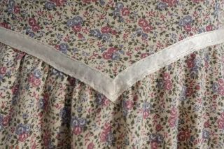 GUNNE SAX Vintage Edwardian Prairie Boho Dress W/ POCKETS Sz 9 Lace Satin Floral 5