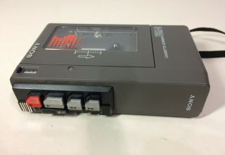 Vintage 1982 Sony Tcm - 3 Cassette Corder (see Details) Very Rare