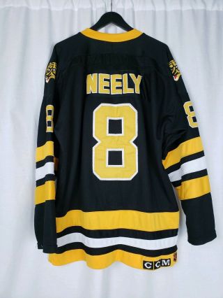 Authentic Vintage CCM Cam Neely 8 Boston Bruins NHL Jersey Size 54 XXL 3