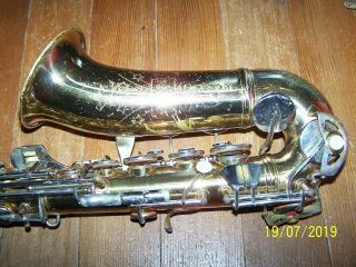 Vintage Conn Alto Saxophone W/Case Serial Number N 29102 4