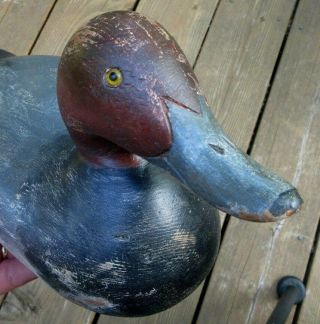 VINTAGE MASON CHALLENGE GRADE REDHEAD DUCK DECOY 4