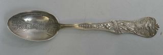 Antique Watson Sterling Silver University Of Chicago,  Illinois Souvenir Spoon